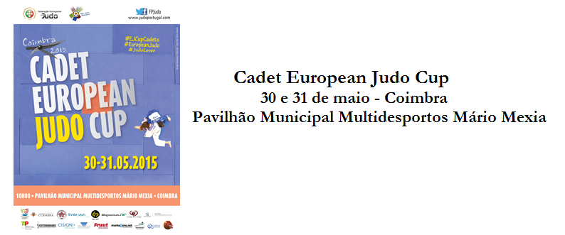 cabeçalho Cadet European Judo Cup